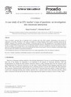 Research paper thumbnail of A Case Study of an EFL Teacher's Type of Questions: An Investigation into Classroom Interaction