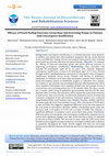 Research paper thumbnail of Efficacy of Pencil Pushup Exercises versus Base Out Exercising Prisms in Patients with Convergence Insufficiency
