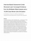 Research paper thumbnail of Interview-Based Assessment Under Structural Load Gaconnet