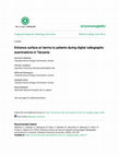 Research paper thumbnail of Entrance surface air kerma to patients during digital radiographi