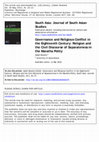 Research paper thumbnail of Governance and Religious Conflict in the Eighteenth Century: Religion and the Civil Discourse of Separateness in the Maratha Polity