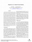 Research paper thumbnail of Migration to 4 G: Mobile IP based solutions