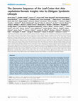 Research paper thumbnail of The genome sequence of the leaf-cutter ant Atta cephalotes reveals insights into its obligate symbiotic lifestyle