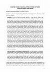 Research paper thumbnail of Making sense of causal interactions between consciousness and brain