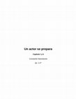 Research paper thumbnail of Un actor se prepara Capitulo I y II