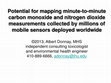 Research paper thumbnail of Donnay poster on CO+NO2 sensors in vehicles from EPA Air Sensors 2013