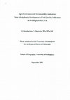 Research paper thumbnail of AGRI-ENVIRONMENTAL SUSTAINABILITY INDICATORS: INTER-DISCIPLINARY DEVELOPMENT OF SOIL QUALITY INDICATORS IN NOTTINGHAMSHIRE, UK