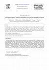 Research paper thumbnail of NO2 Gas Response of WO3 Nanofibers by Light and Thermal Activation