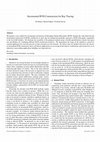 Research paper thumbnail of Incremental BVH construction for ray tracing