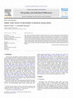 Research paper thumbnail of Higher order factors of personality in Jamaican young adults