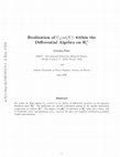 Research paper thumbnail of Realization ofU q (so(N)) within the differential algebra onR q N