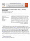 Research paper thumbnail of Genetic divergence of Octopus vulgaris species in the eastern Mediterranean