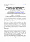 Research paper thumbnail of Influence of the La6W2O15 Phase on the Properties and Integrity of La6-xWO12-δ –Based Membranes