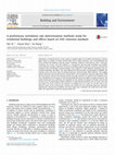 Research paper thumbnail of A preliminary ventilation rate study for residential buildings and offices based on VOC emission database