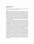 Research paper thumbnail of Experimental Pragmatics
