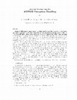 Research paper thumbnail of ADIFOR exception handling