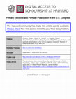 Research paper thumbnail of Primary Elections and Partisan Polarization in the U.S. Congress