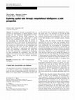 Research paper thumbnail of Exploring spatial data through computational intelligence: a joint perspective
