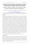 Research paper thumbnail of Evidence of rock kangaroo seed dispersal via faecal seed storage in a tropical monsoon community