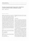 Research paper thumbnail of Granular Computing Based Approach for Classification towards Reduction of Bias in Ensemble Learning