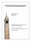Research paper thumbnail of Depth of field postprocessing for layered scenes using constant-time rectangle spreading