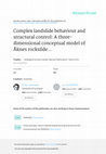 Research paper thumbnail of Complex landslide behaviour and structural control: a three-dimensional conceptual model of Åknes rockslide, Norway