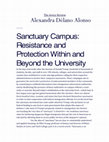Research paper thumbnail of Sanctuary Campus: Resistance and Protection Within and Beyond the University, The Avery Review, No. 21, 2017