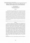 Research paper thumbnail of MODEL PEMBELAJARAN DICK AND CARREY DALAM PEMBELAJARAN BAHASA DAN SASTRA INDONESIA