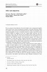 Research paper thumbnail of Affect and subjectivity