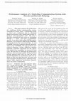 Research paper thumbnail of Performance Analysis of a Multi-Hop Communication System with Decode-and-Forward Relaying