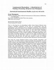 Research paper thumbnail of "Luminescent Physicalism" – A Book Review of Evan Thompson's *Waking, Dreaming, Being*