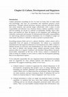 Research paper thumbnail of Culture, Development and Happiness