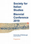 Research paper thumbnail of His travel, her travail: the Italian sonnet by Louise Labé, SIS Biennial Conference (Edinburgh, 28/06/2019)