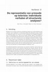 Research paper thumbnail of De representatie van armoede op televisie: individuele verhalen of structurele analyses?