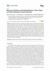 Research paper thumbnail of Between Imitation and Embeddedness: Three Types of Polish Alternative Food Networks