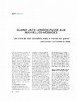 Research paper thumbnail of Quand London passe aux NH