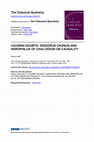 Research paper thumbnail of Causing Doubts: Diodorus Cronus and Herophilus of Chalcedon on Causality