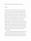 Research paper thumbnail of Racializing American "Egyptians": Shifting Legal Discourse, 1690s-1860s.