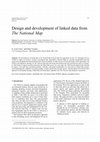 Research paper thumbnail of Design and development of linked data from The National Map