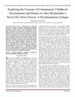 Research paper thumbnail of Exploring the Concept of Containment, Childhood Development and Silence in Alex Michaelides"s Novel The Silent Patient: A Psychoanalytic Critique