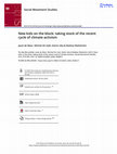 Research paper thumbnail of New kids on the block: Taking stock of the recent cycle of climate activism