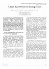Research paper thumbnail of A State-Based Web Form Testing System
