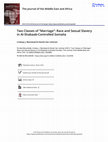 Research paper thumbnail of Two Classes of ‘Marriage’: Race and Sexual Slavery in Al-Shabaab-Controlled Somalia