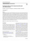 Research paper thumbnail of Psychological resilience and active aging among older people with mobility limitations
