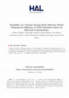 Research paper thumbnail of Feasibility of a Chronic Foreign Body Infection Model Studying the Influence of TiO<sub>2</sub> Nanotube Layers on Bacterial Contamination