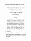 Research paper thumbnail of Christ depicted as the honourable leader in the pedagogue of Clement of Alexandria