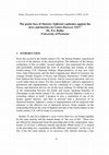 Research paper thumbnail of The poetic face of rhetoric: Ephrem's polemics against the Jews and heretics in Contra Haereses xxv