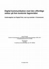 Research paper thumbnail of Digital kommunikation med den offentlige sektor: Årsager til manglende svar på digital post