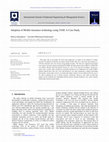 Research paper thumbnail of Adoption of Mobile insurance technology using TAM: A Case Study