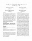 Research paper thumbnail of Using Explainability to Help Children UnderstandGender Bias in AI